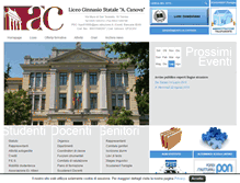 Tablet Screenshot of liceocanova.it